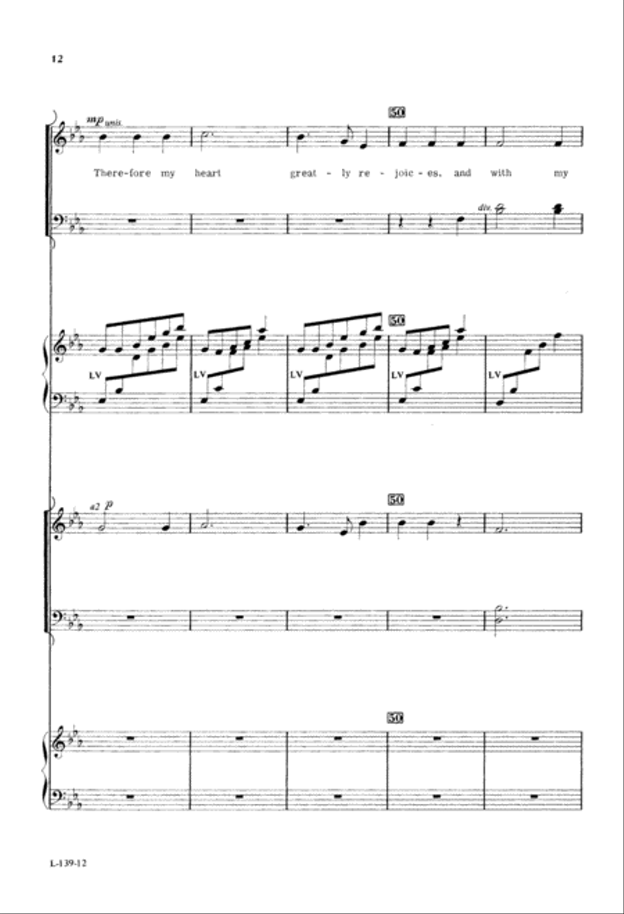 Lord Is My Strength And My Shield (Digital Download) 4-Part scores gallery preview page 12