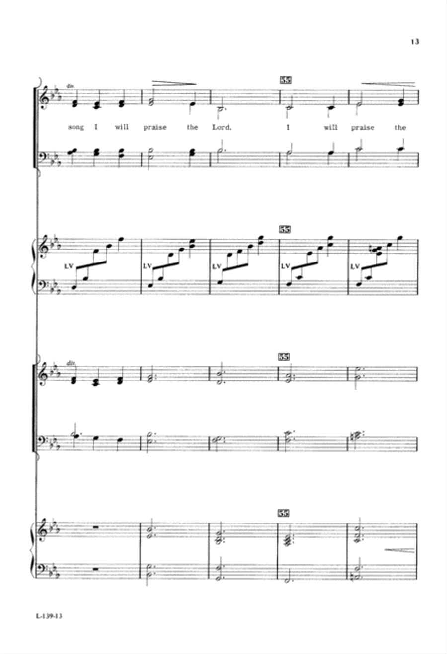 Lord Is My Strength And My Shield (Digital Download) 4-Part scores gallery preview page 13