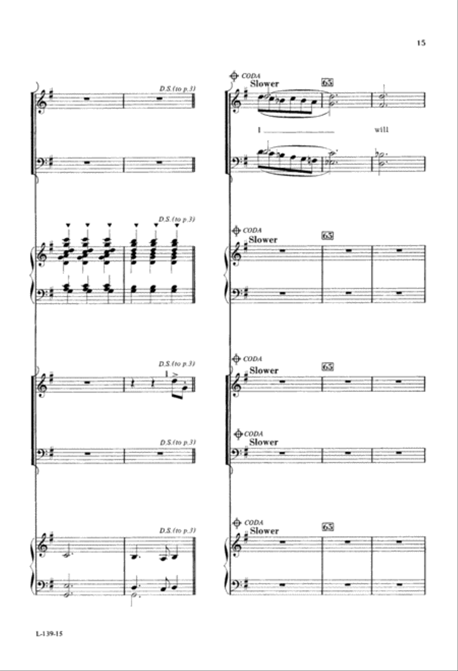 Lord Is My Strength And My Shield (Digital Download) 4-Part scores gallery preview page 15