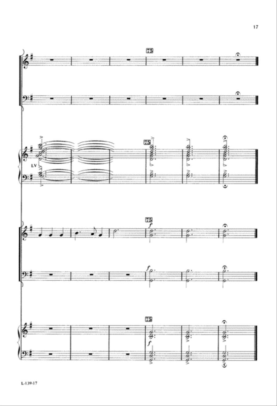 Lord Is My Strength And My Shield (Digital Download) 4-Part scores gallery preview page 17