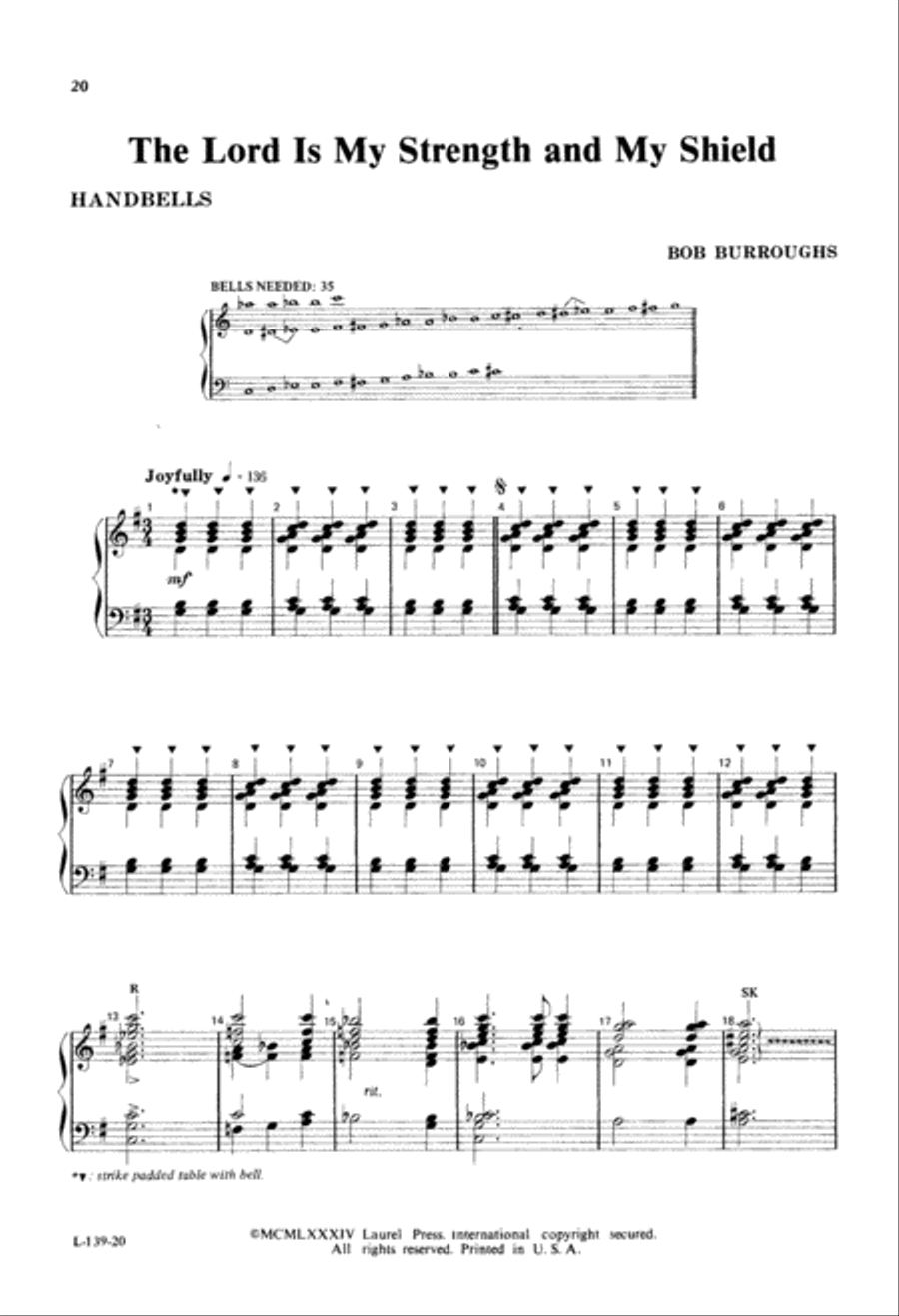 Lord Is My Strength And My Shield (Digital Download) 4-Part scores gallery preview page 20