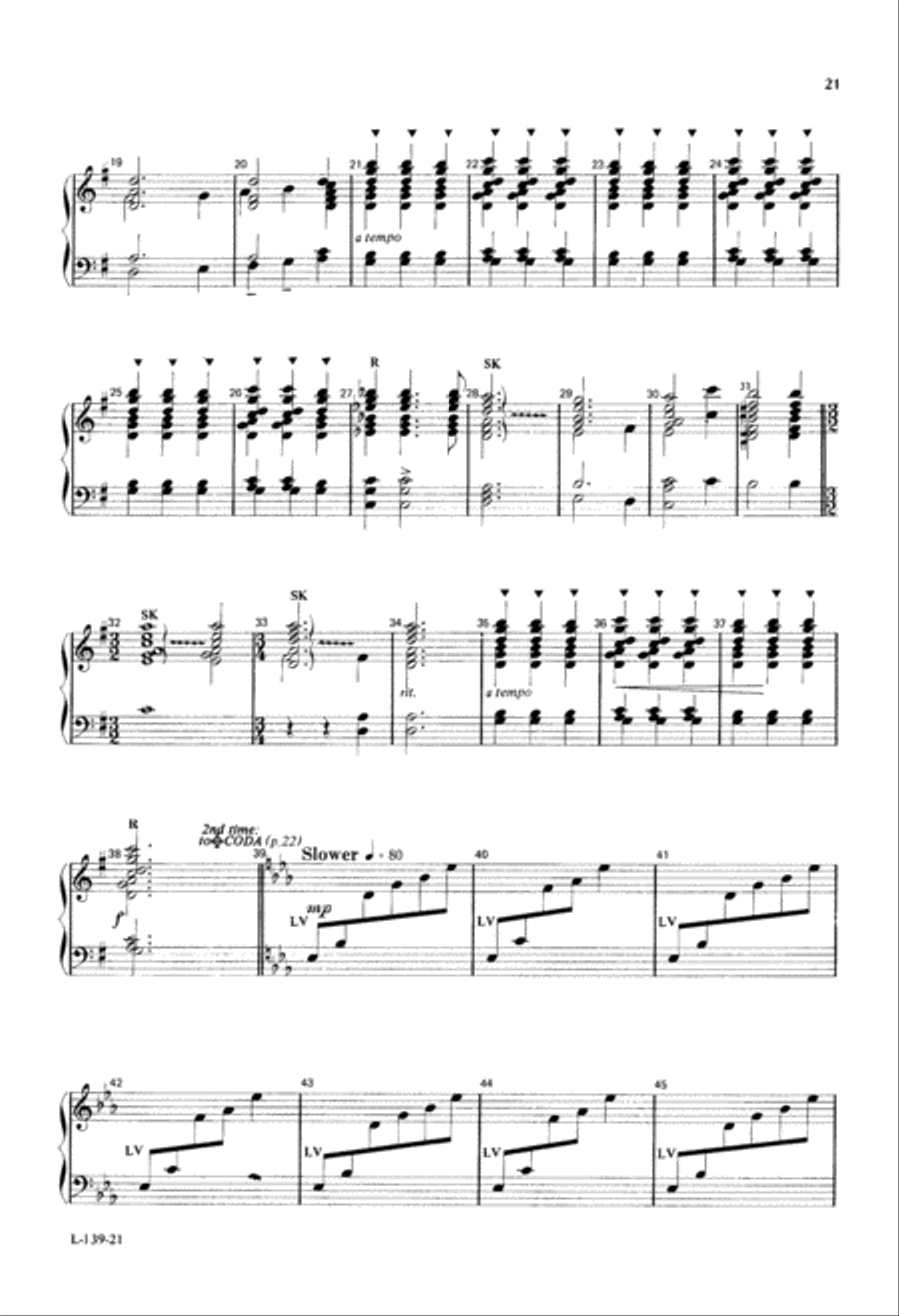 Lord Is My Strength And My Shield (Digital Download) 4-Part scores gallery preview page 21