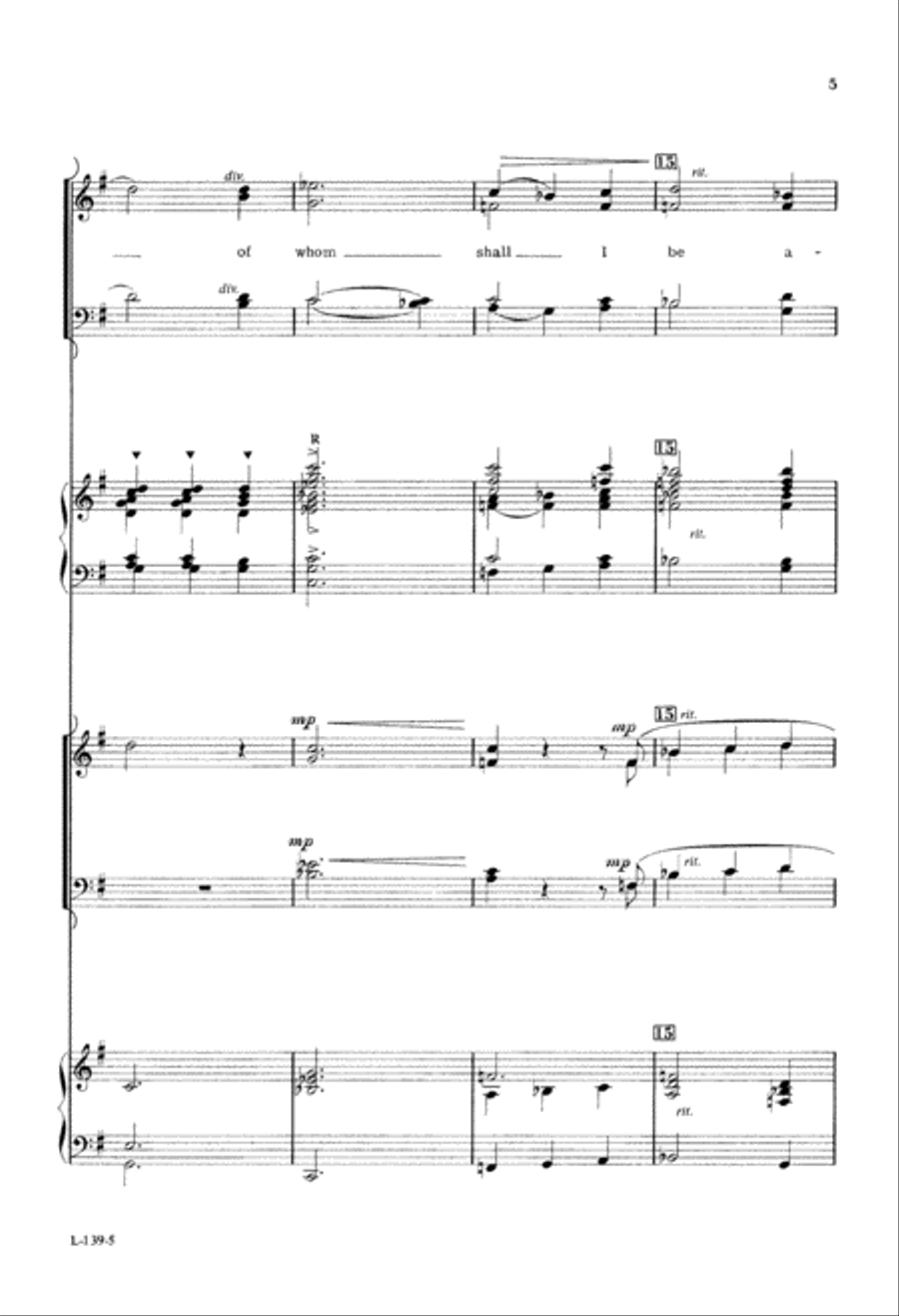 Lord Is My Strength And My Shield (Digital Download) 4-Part scores gallery preview page 5