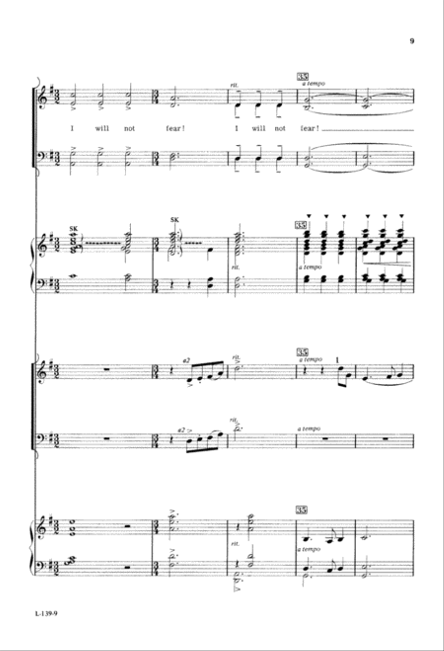 Lord Is My Strength And My Shield (Digital Download) 4-Part scores gallery preview page 9