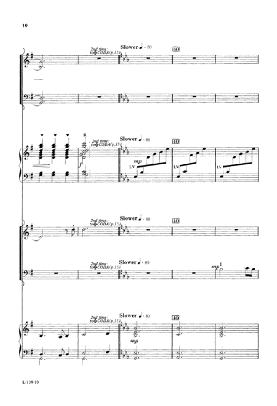 Lord Is My Strength And My Shield (Digital Download) 4-Part scores gallery preview page 10