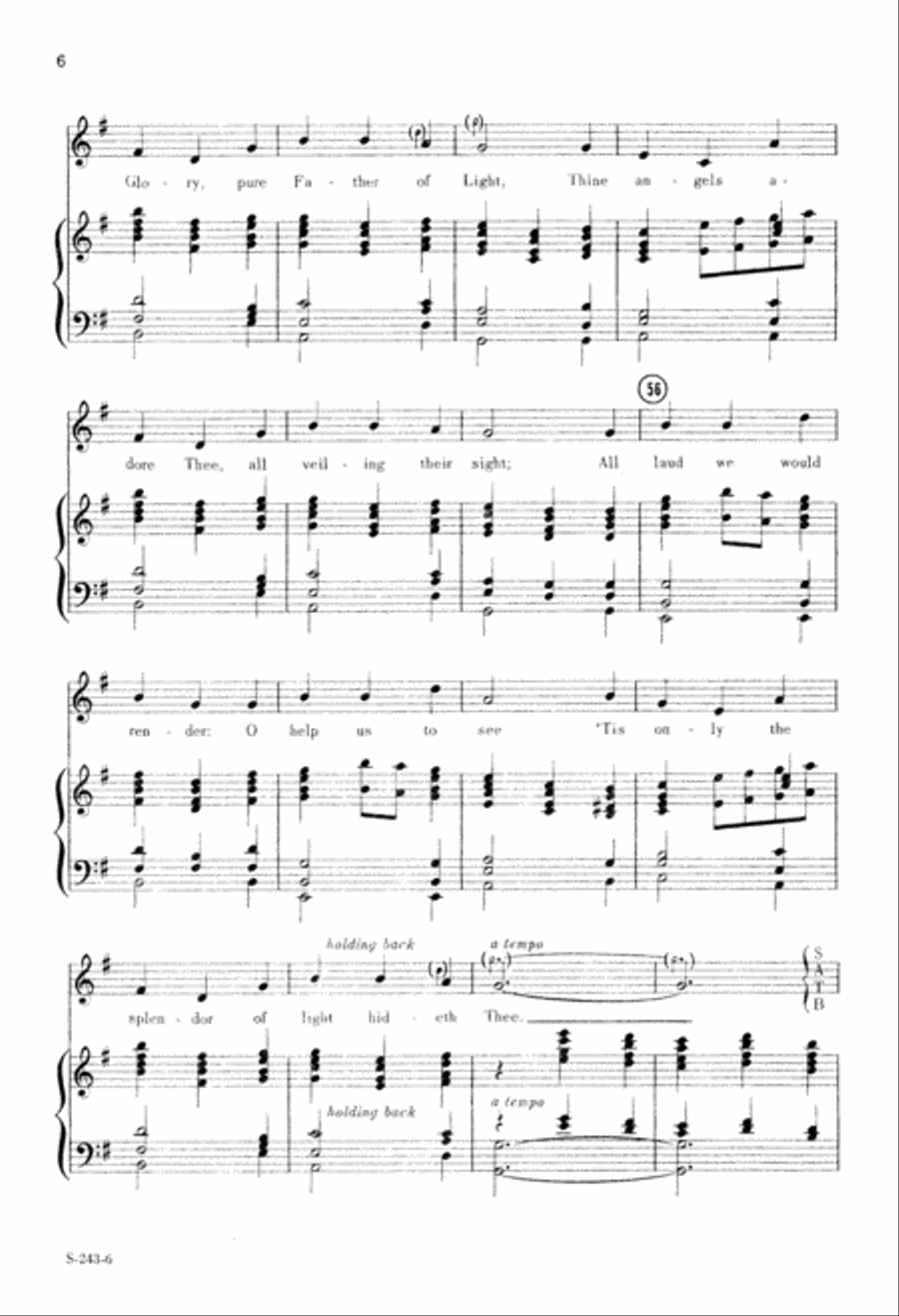 Immortal, Invisible God, Only Wise (Digital Download) Unison Choir scores gallery preview page 6