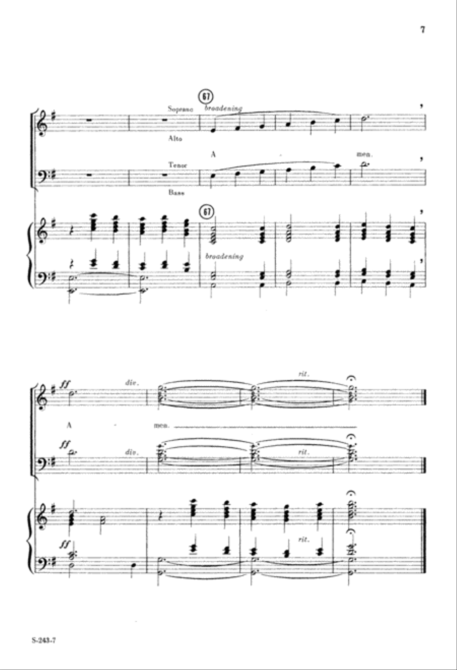 Immortal, Invisible God, Only Wise (Digital Download) Unison Choir scores gallery preview page 7