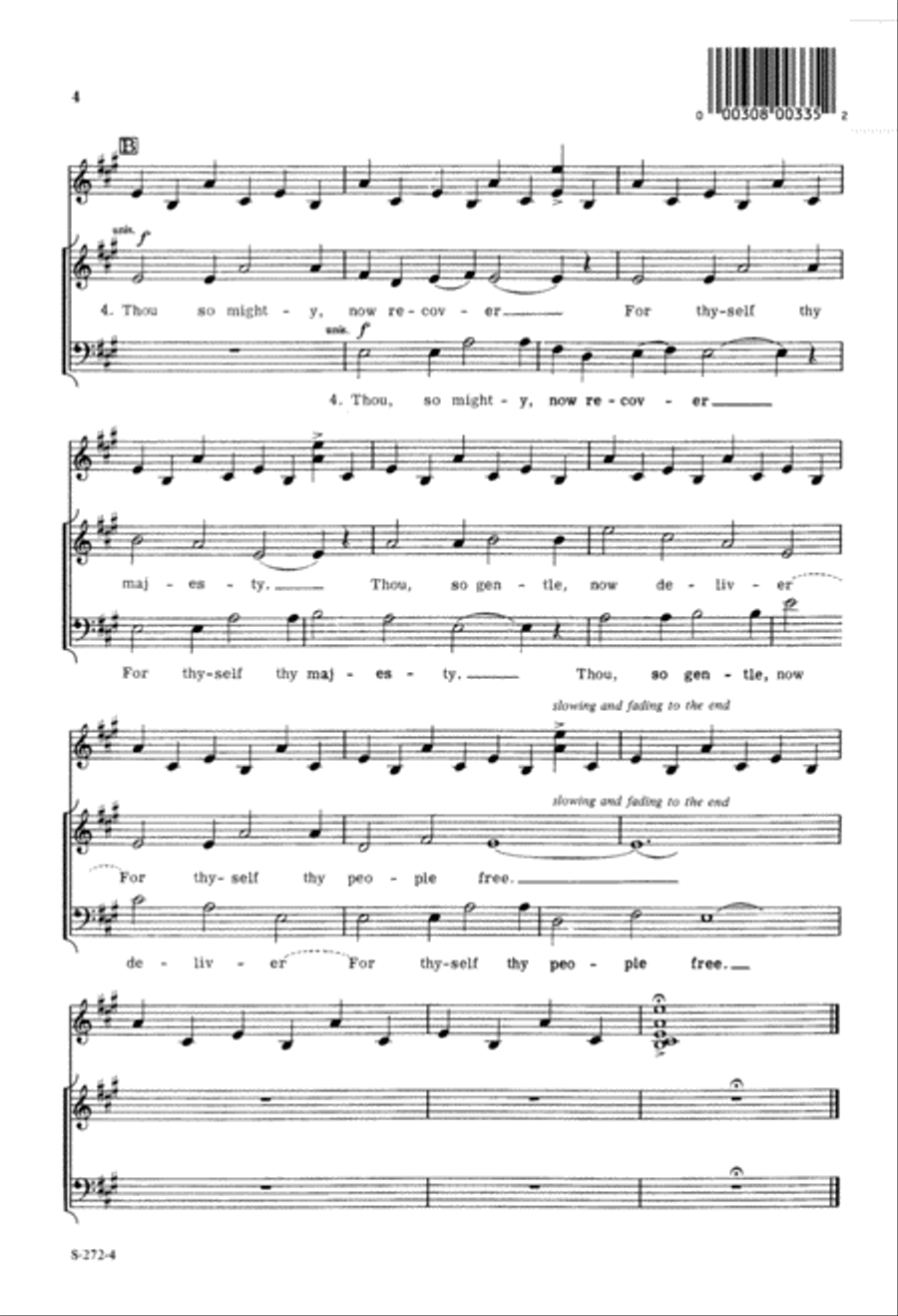 Come Thou, Lord, Creator Spirit (Digital Download) 4-Part scores gallery preview page 4