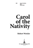 Carol of the Nativity (Digital Download)