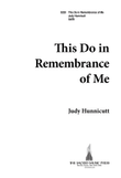 This Do in Remembrance of Me (Digital Download)