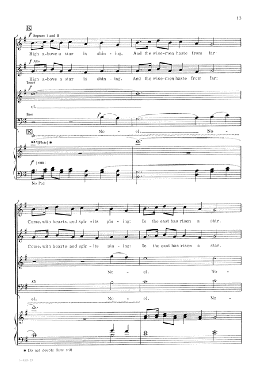 Christmas Day (Digital Download) 4-Part scores gallery preview page 13
