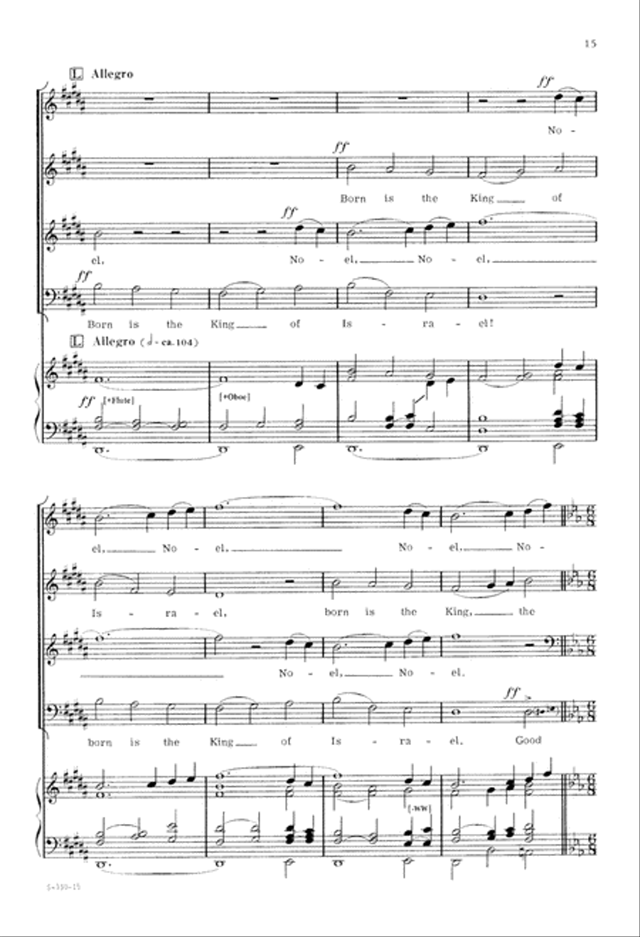 Christmas Day (Digital Download) 4-Part scores gallery preview page 15