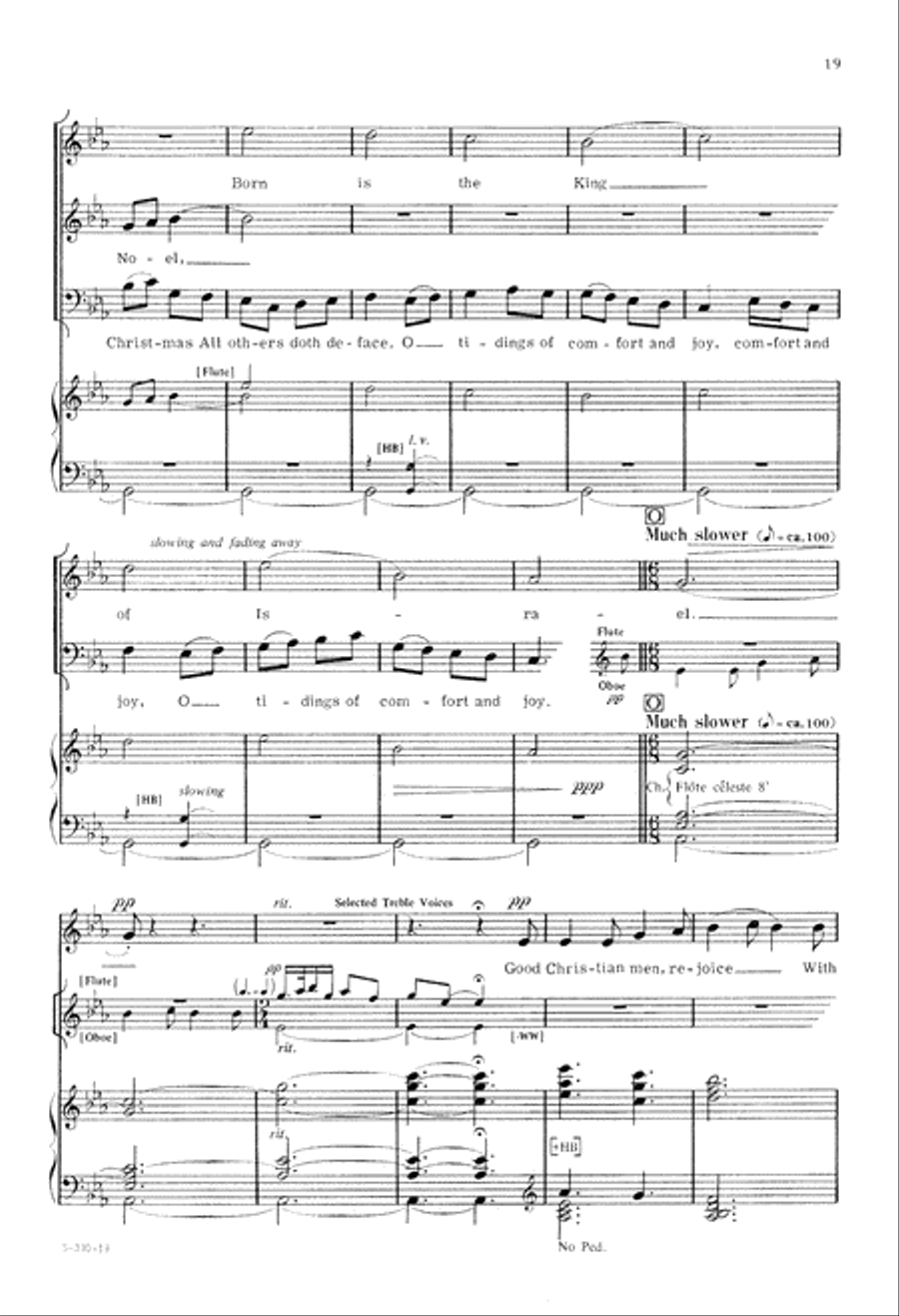 Christmas Day (Digital Download) 4-Part scores gallery preview page 19