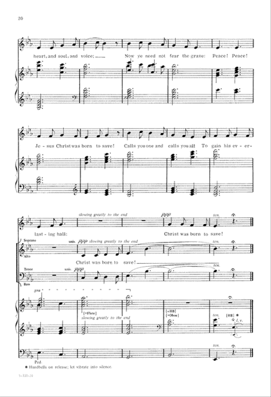 Christmas Day (Digital Download) 4-Part scores gallery preview page 20