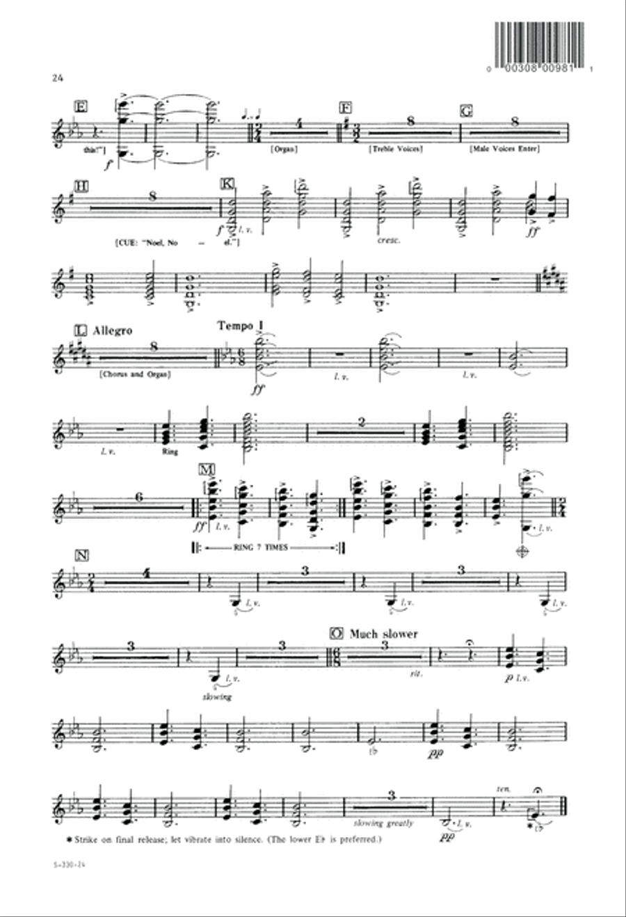 Christmas Day (Digital Download) 4-Part scores gallery preview page 24