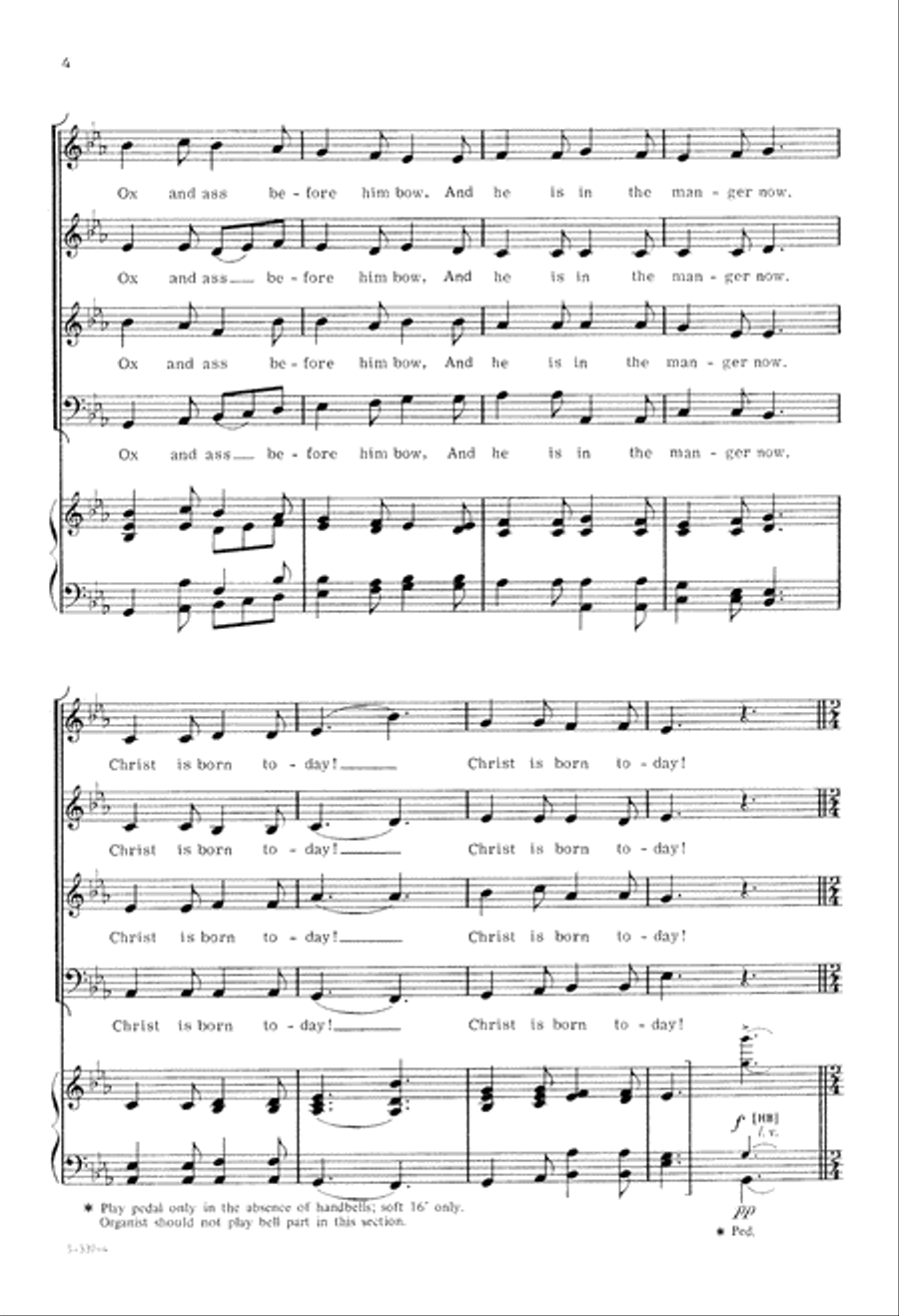 Christmas Day (Digital Download) 4-Part scores gallery preview page 4