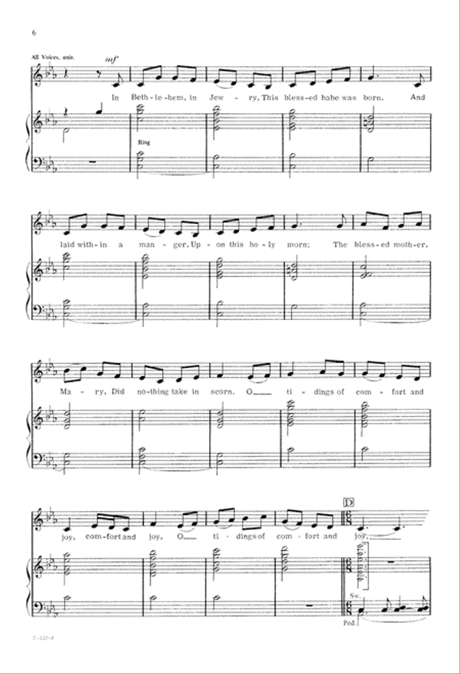 Christmas Day (Digital Download) 4-Part scores gallery preview page 6