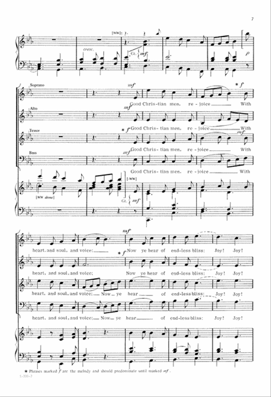 Christmas Day (Digital Download) 4-Part scores gallery preview page 7