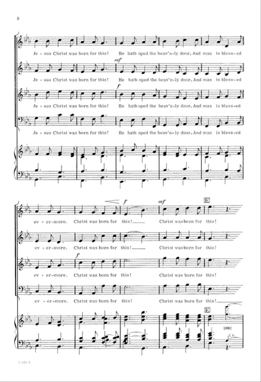 Christmas Day (Digital Download) 4-Part scores gallery preview page 8