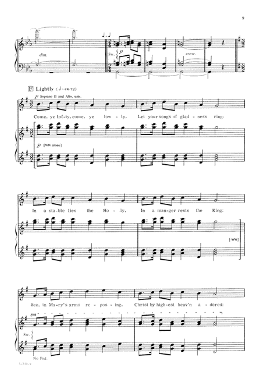 Christmas Day (Digital Download) 4-Part scores gallery preview page 9