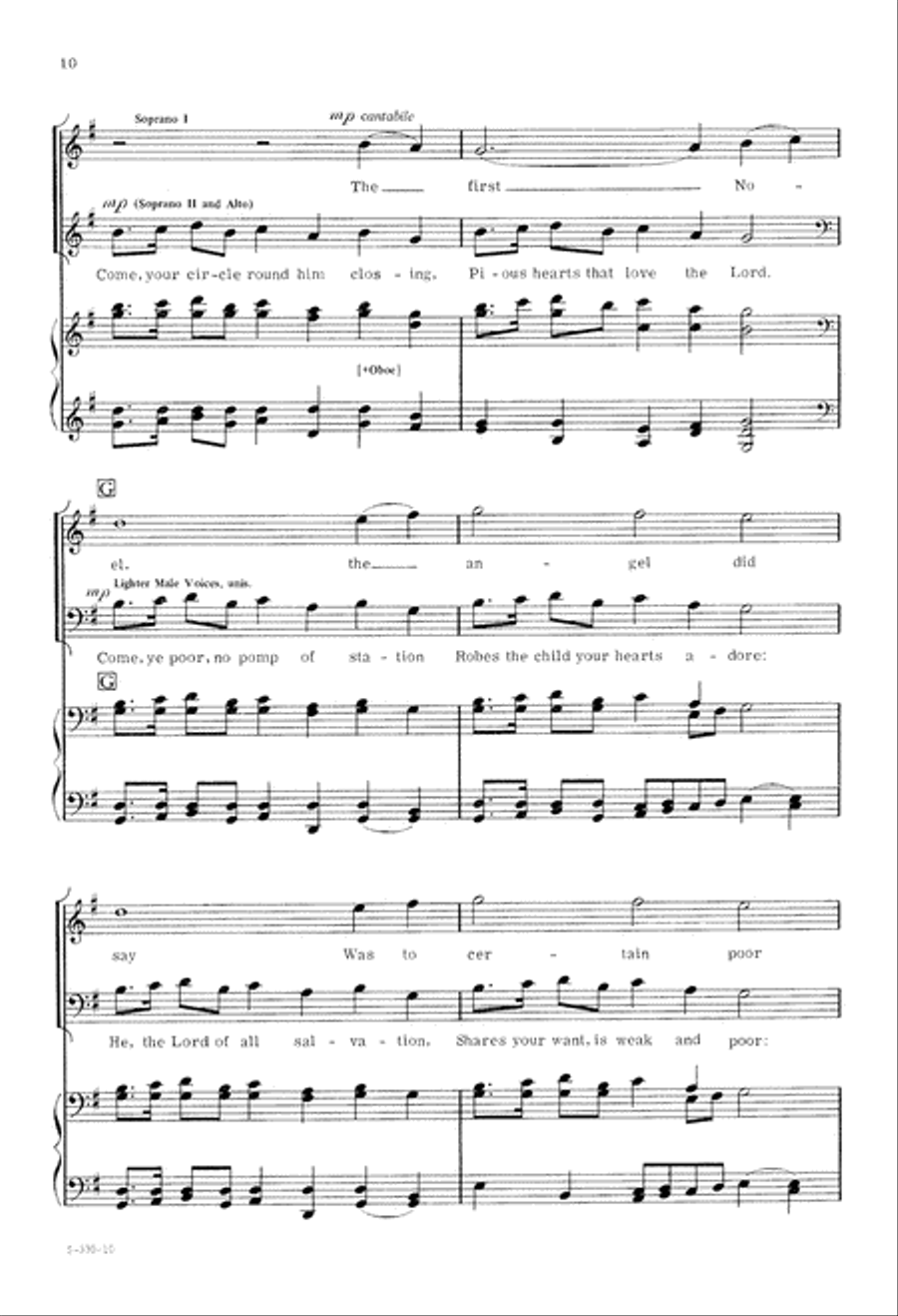 Christmas Day (Digital Download) 4-Part scores gallery preview page 10