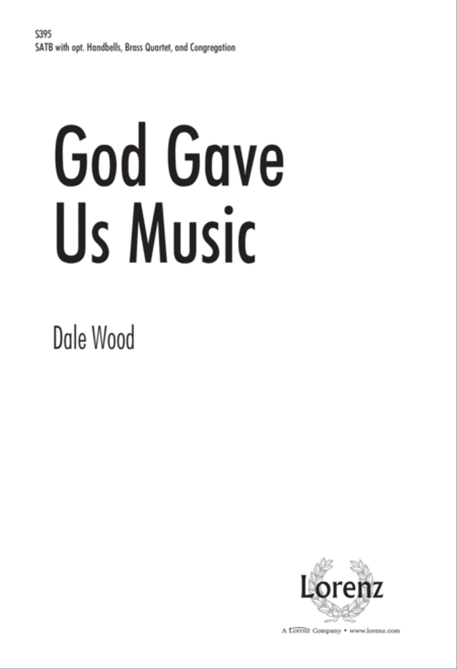 God Gave Us Music (Digital Download) 4-Part scores gallery preview page 1