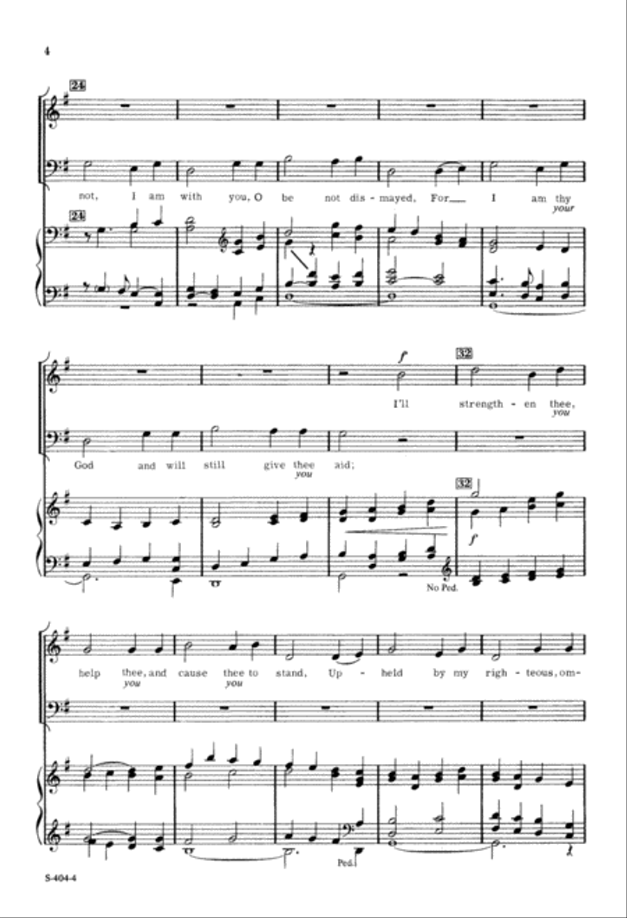 How Firm a Foundation (Digital Download) 4-Part scores gallery preview page 4