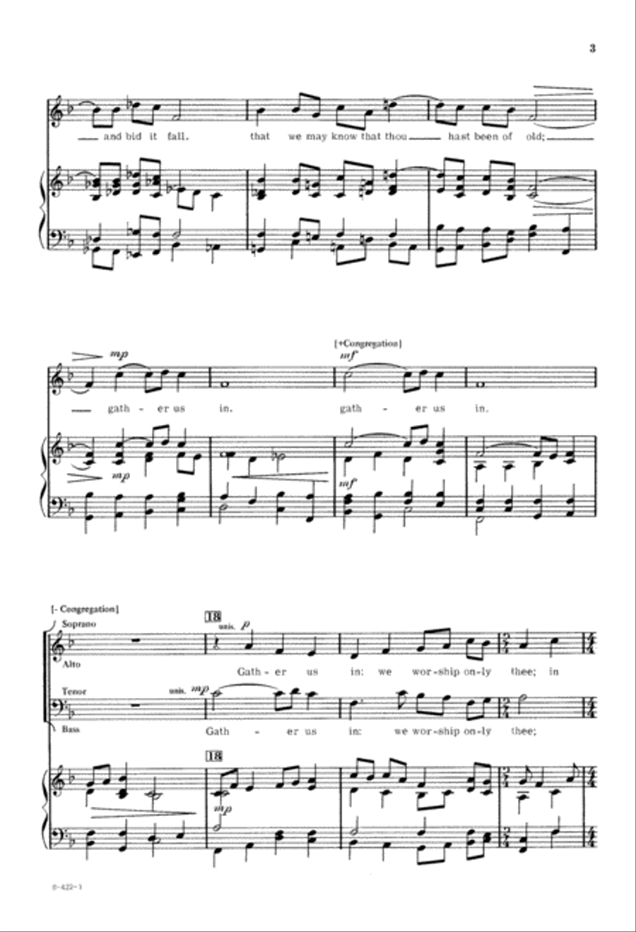 Gather Us In (Digital Download) 4-Part scores gallery preview page 3