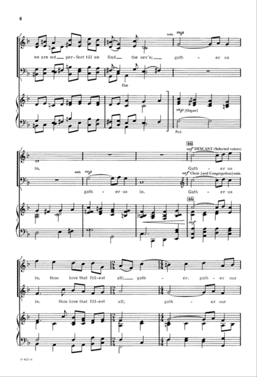 Gather Us In (Digital Download) 4-Part scores gallery preview page 6