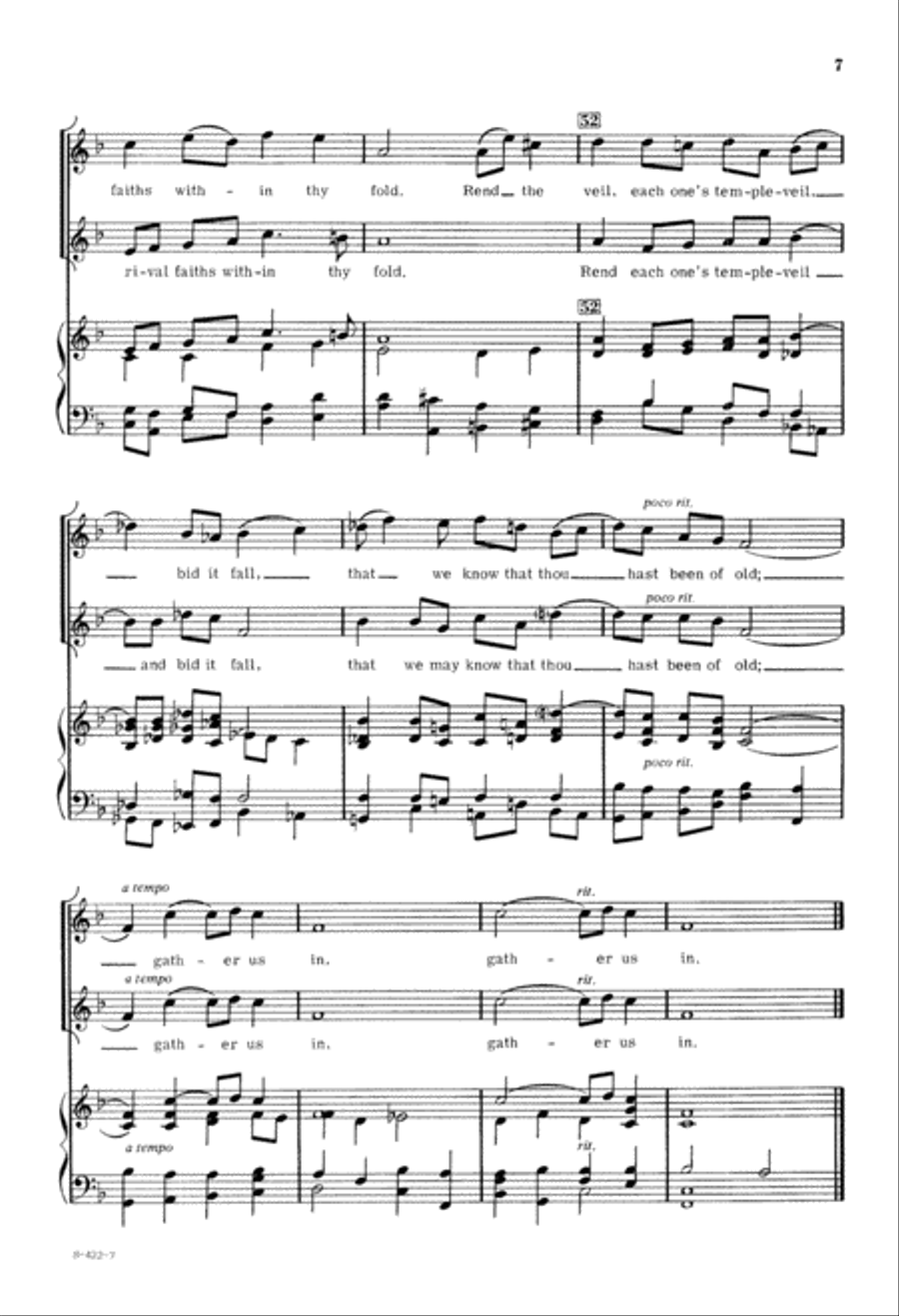 Gather Us In (Digital Download) 4-Part scores gallery preview page 7