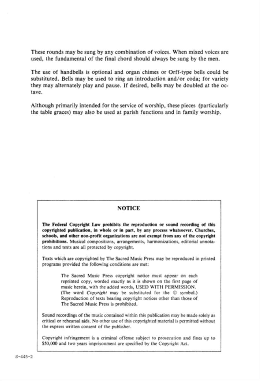 Rounds for Rejoicing (Digital Download) Choir scores gallery preview page 2