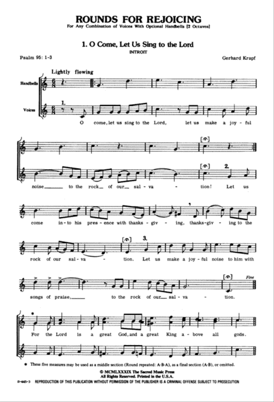 Rounds for Rejoicing (Digital Download) Choir scores gallery preview page 3