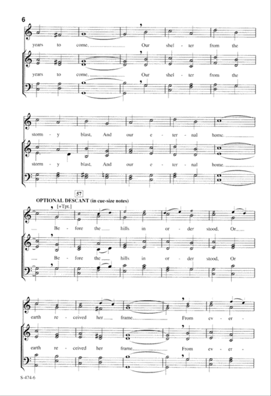 Let All the People Praise Thee (Digital Download) 4-Part scores gallery preview page 6