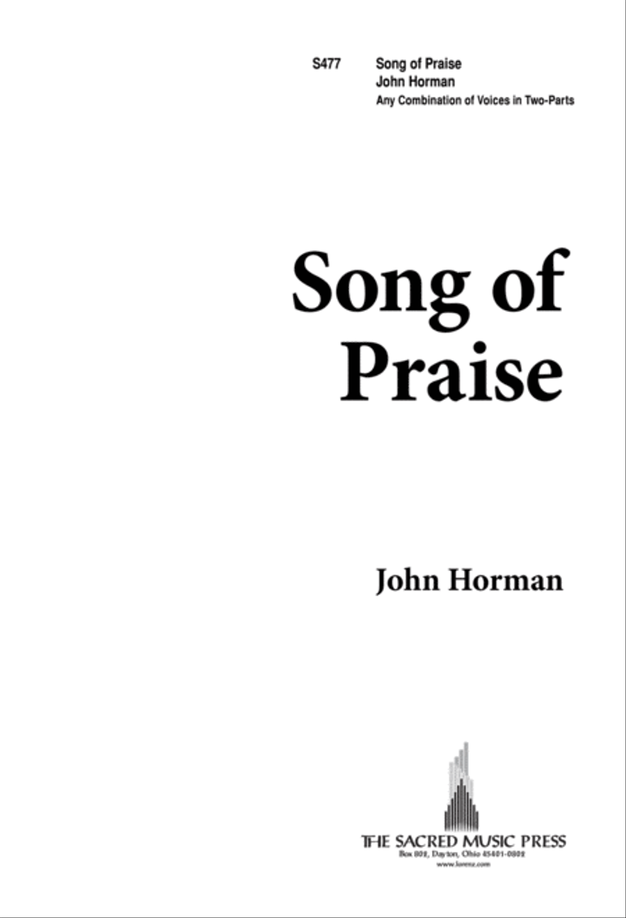 Song of Praise (Digital Download) 2-Part scores gallery preview page 1