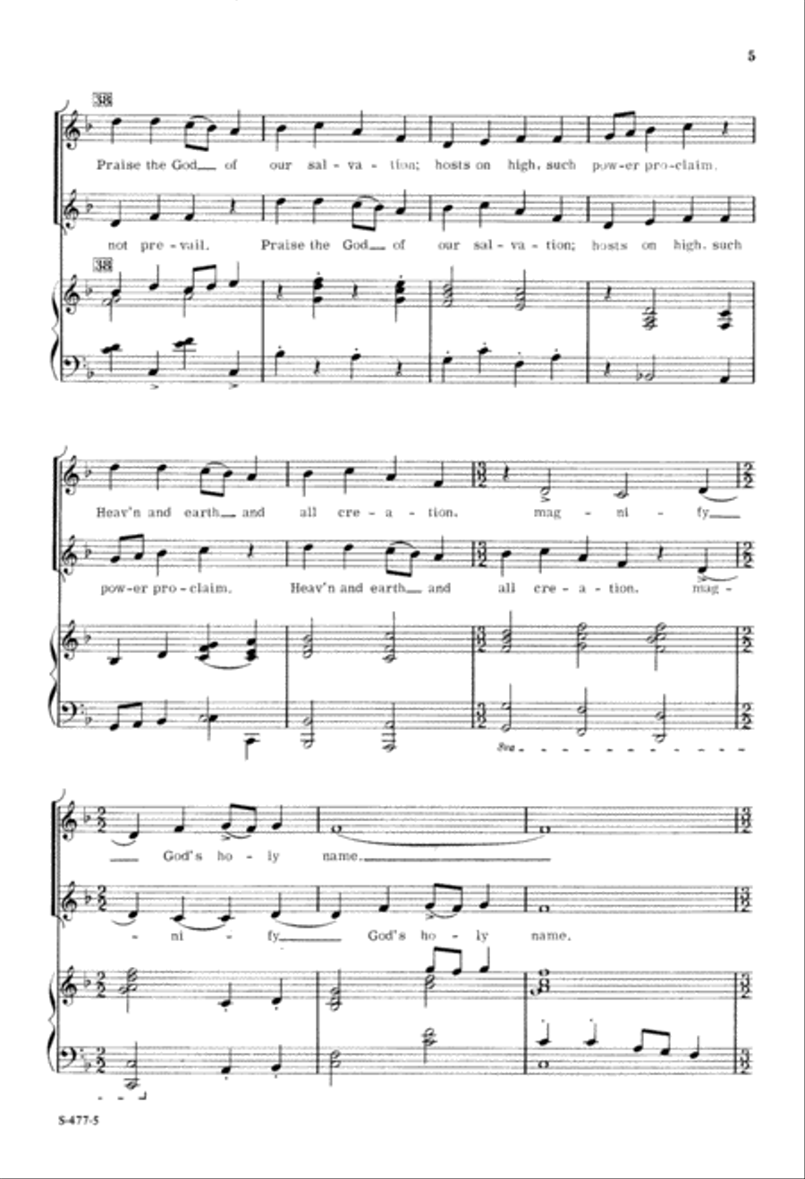 Song of Praise (Digital Download) 2-Part scores gallery preview page 5