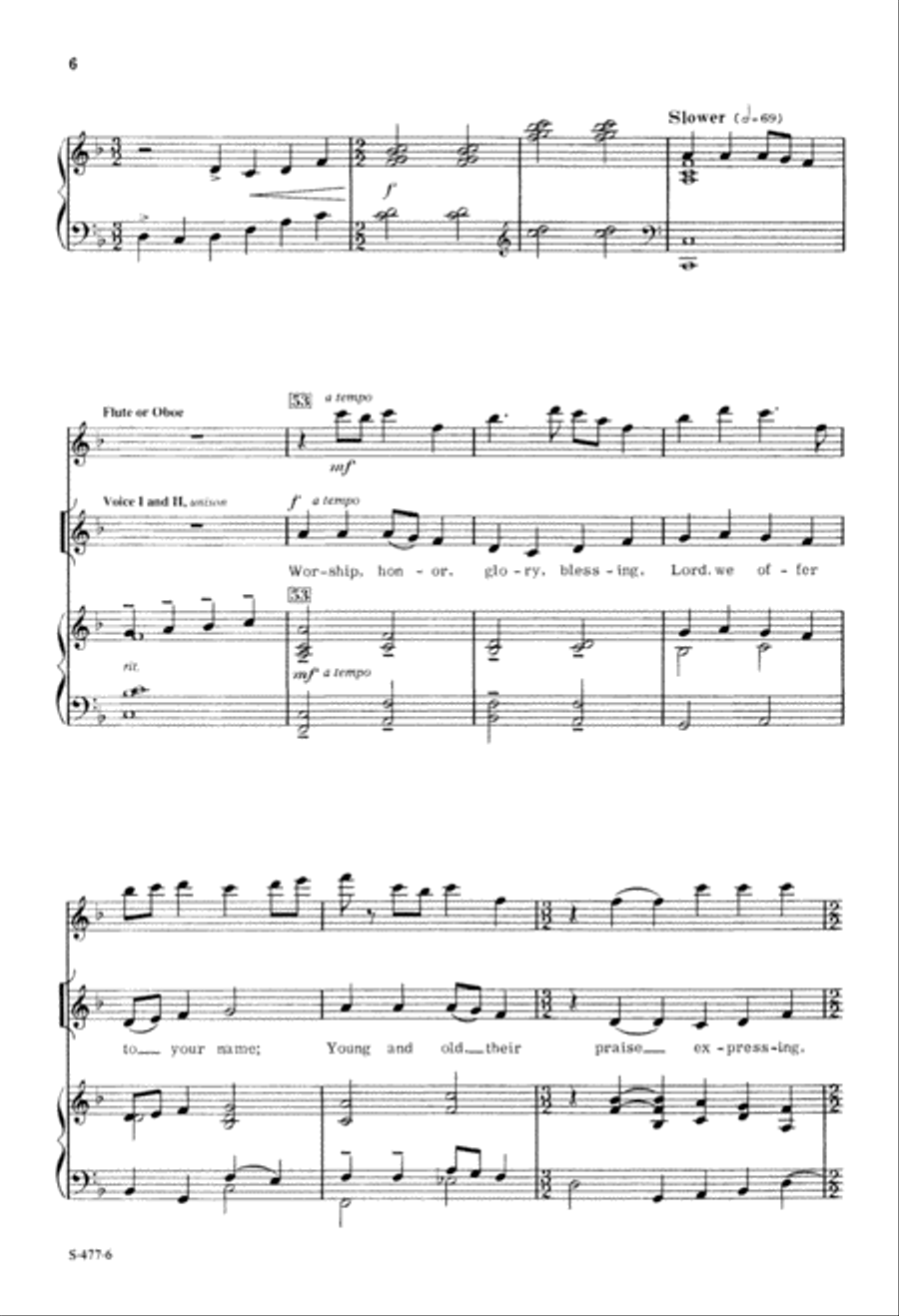 Song of Praise (Digital Download) 2-Part scores gallery preview page 6