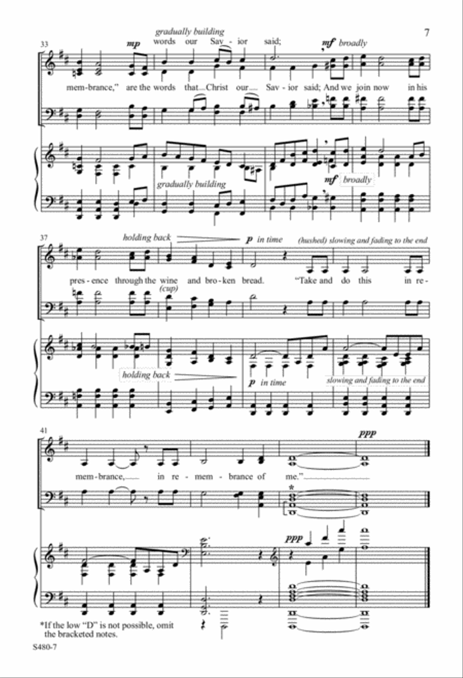 In This Moment of Remembrance (Digital Download) 4-Part scores gallery preview page 7