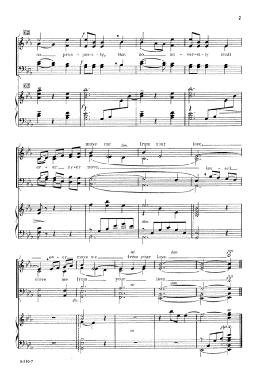 Write Your Blessed Name, O Lord (Digital Download) 4-Part scores gallery preview page 7