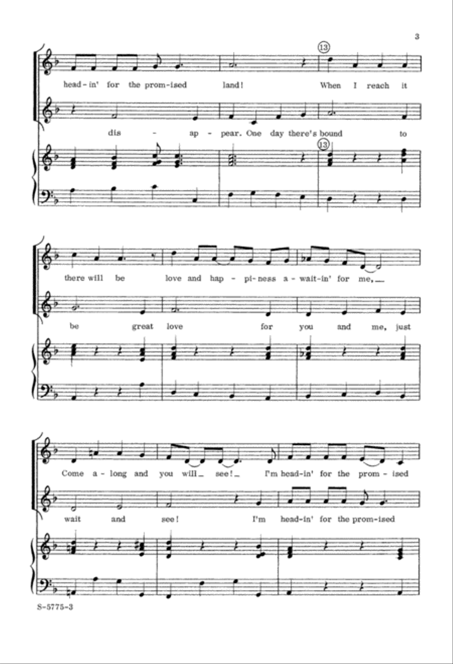 Promised Land (Digital Download) 2-Part scores gallery preview page 3
