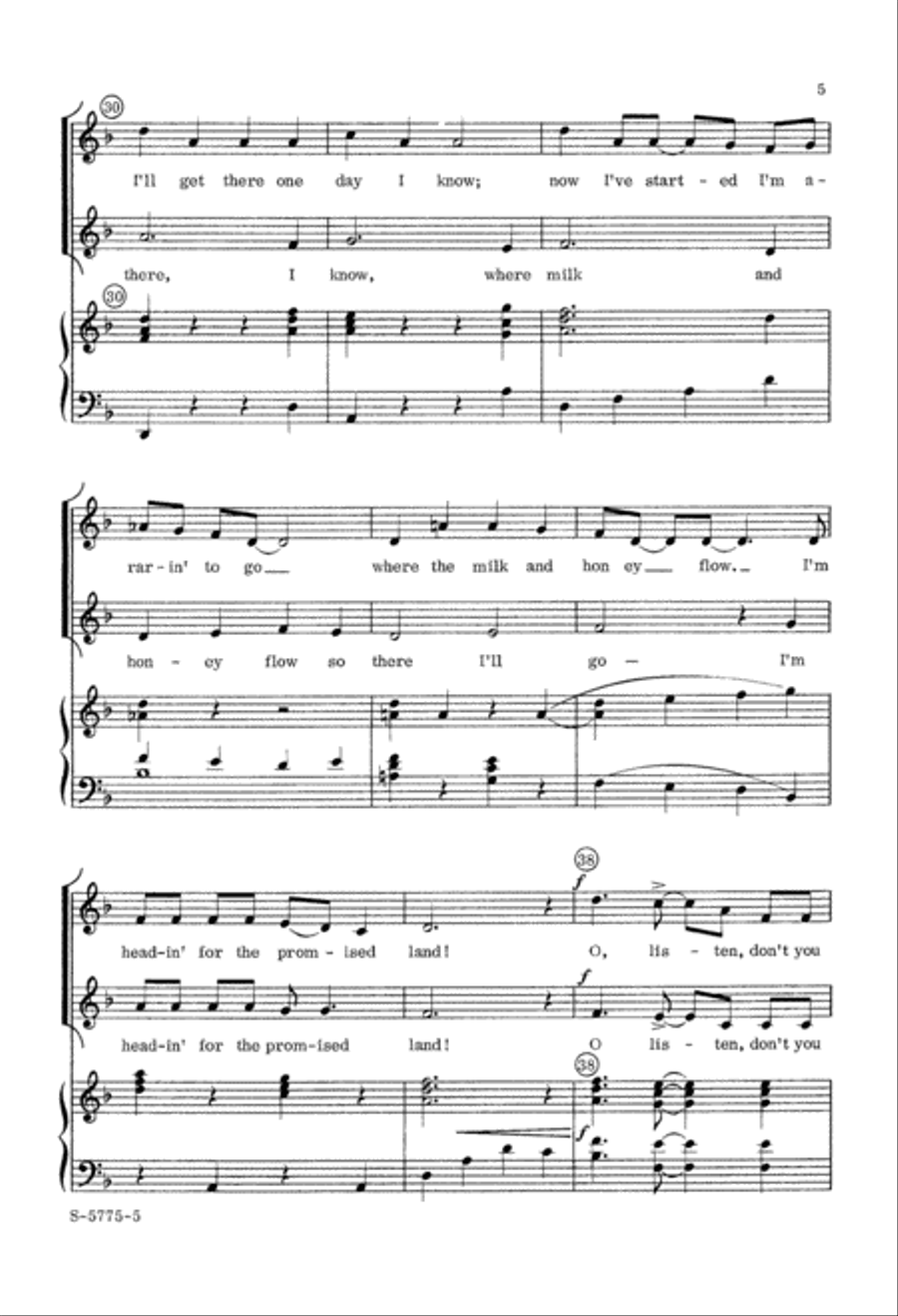 Promised Land (Digital Download) 2-Part scores gallery preview page 5