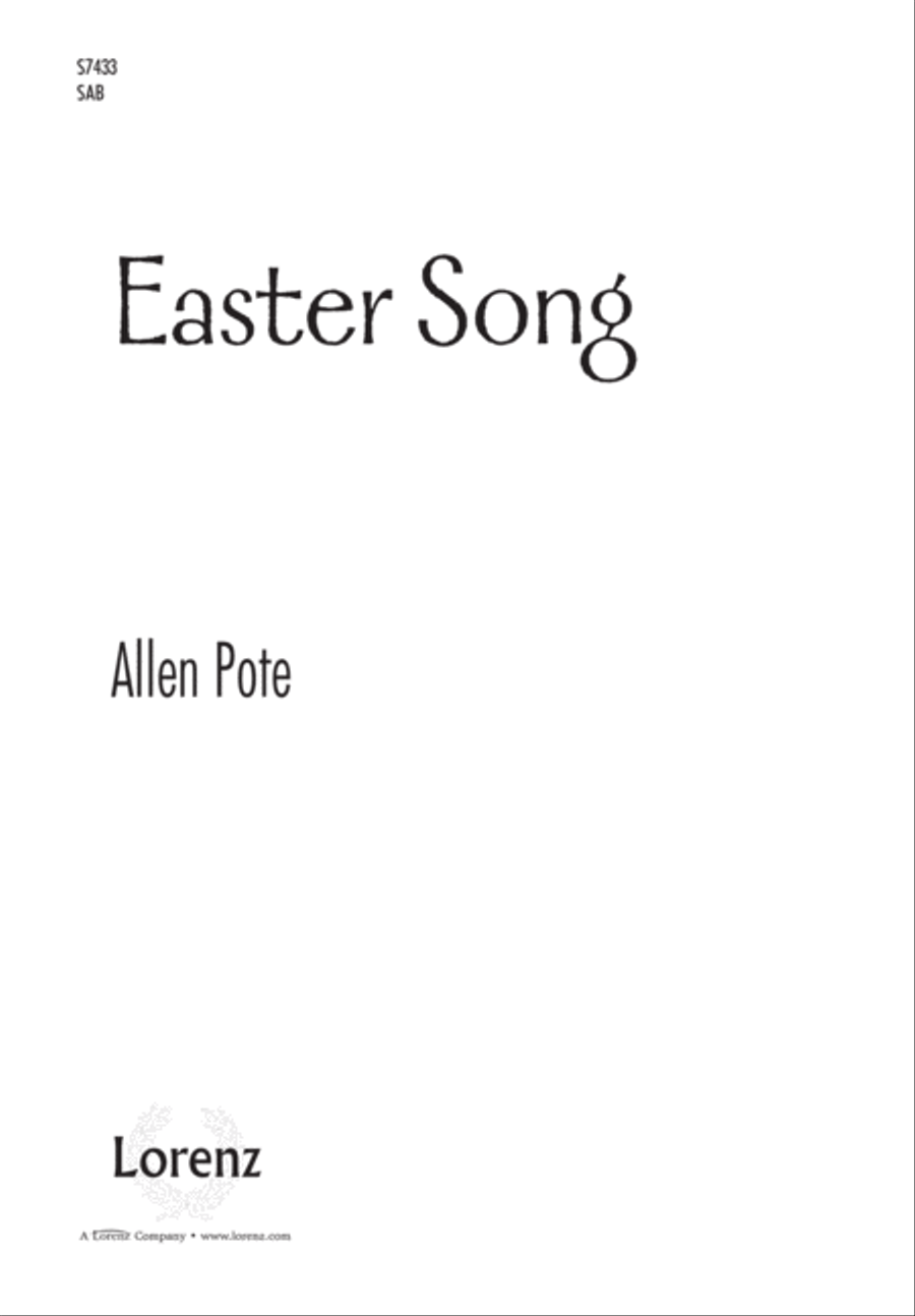 Easter Song (Digital Download) 3-Part scores gallery preview page 1