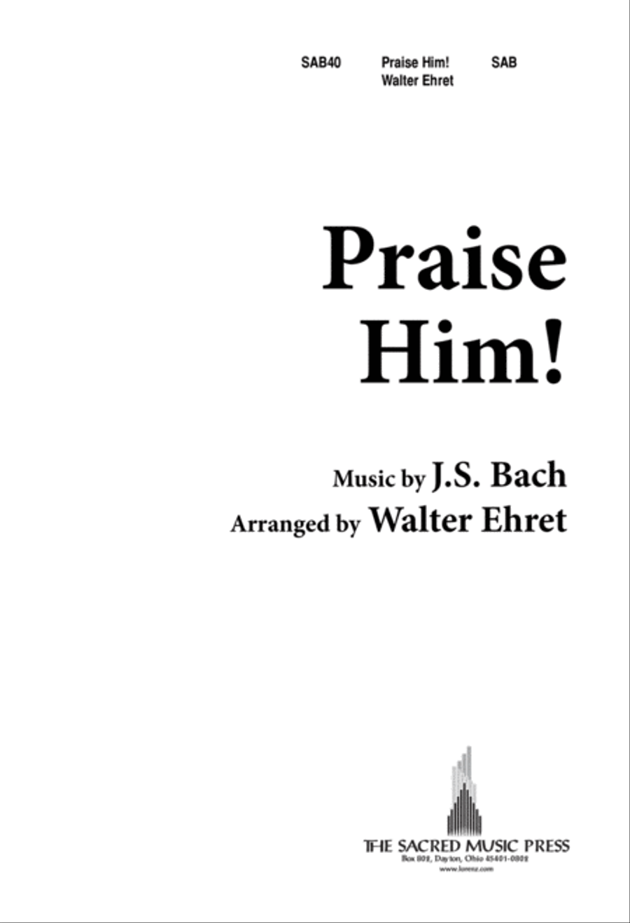 Praise Him (Digital Download) 3-Part scores gallery preview page 1