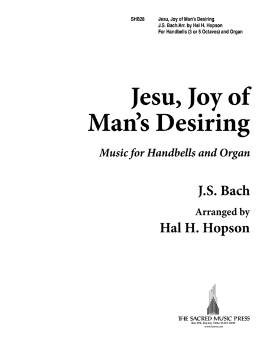 Jesu, Joy of Man's Desiring Choir scores gallery preview page 1