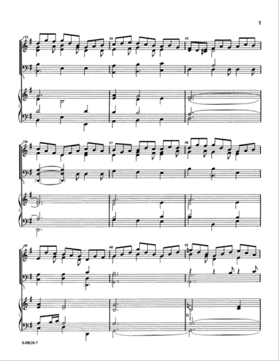 Jesu, Joy of Man's Desiring Choir scores gallery preview page 7