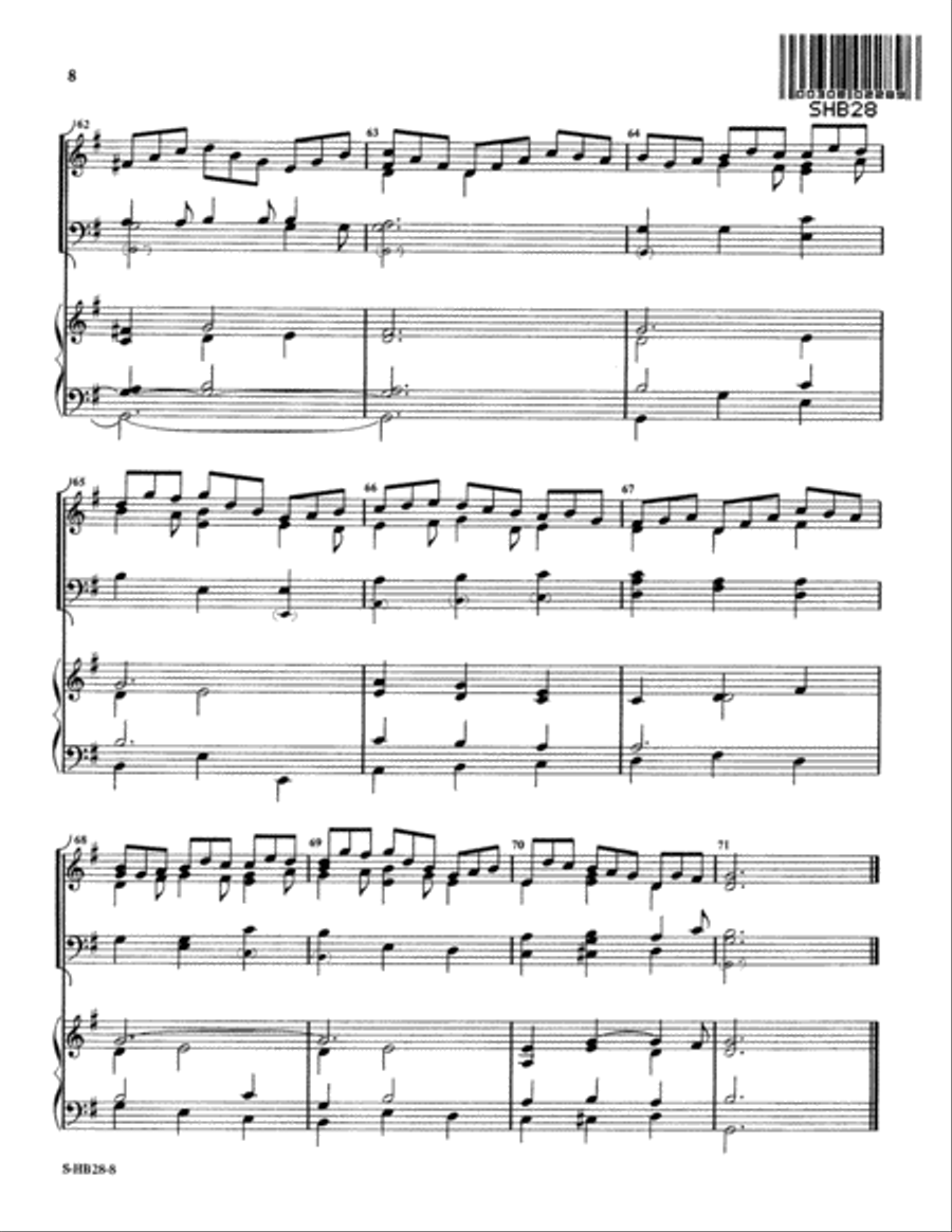 Jesu, Joy of Man's Desiring Choir scores gallery preview page 8