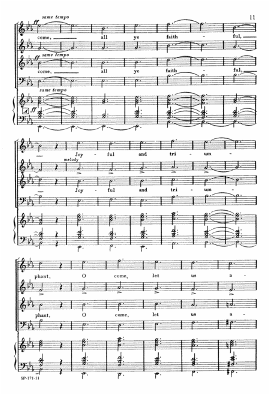 The Joy of Christmas (Digital Download) 4-Part scores gallery preview page 11