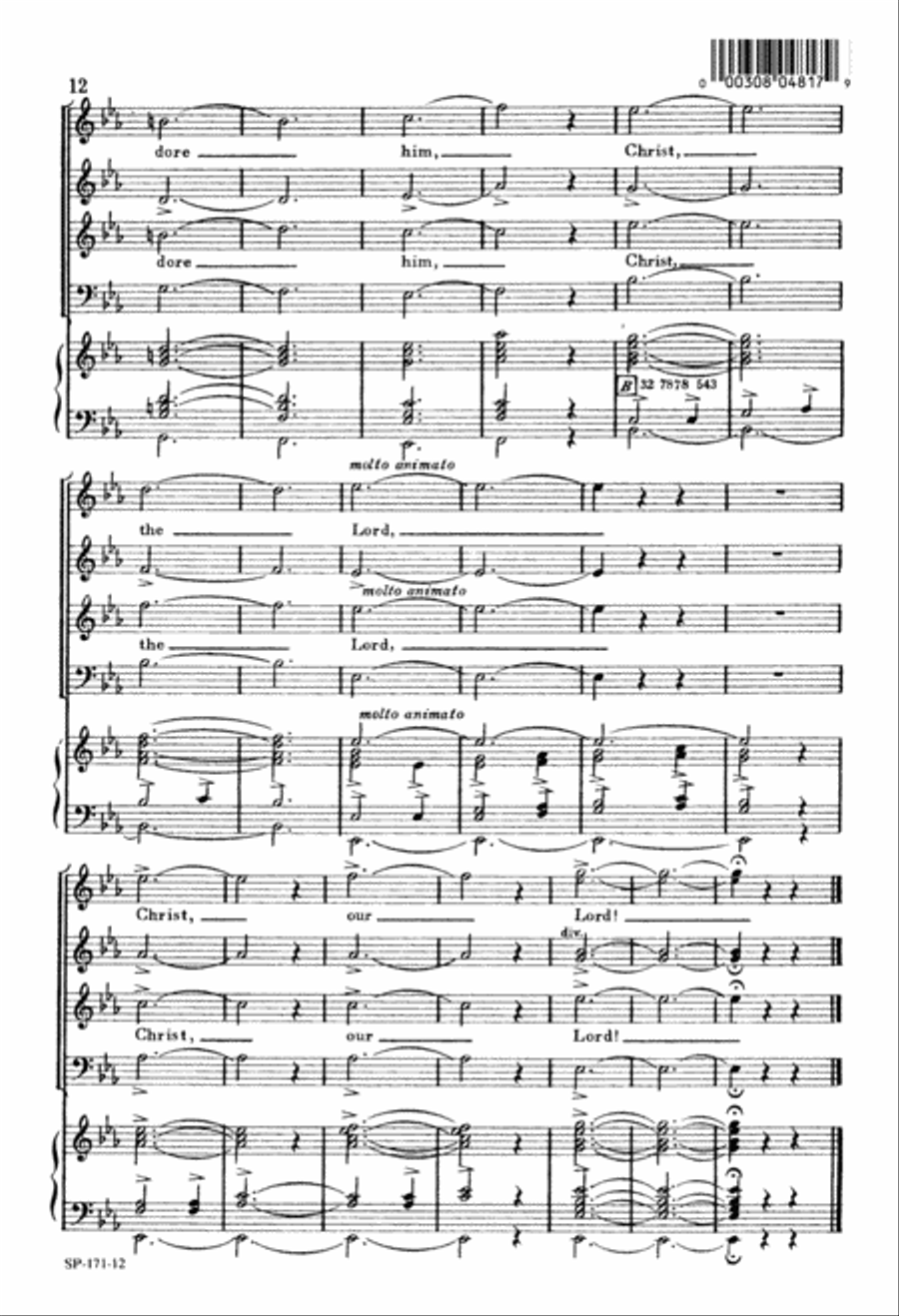 The Joy of Christmas (Digital Download) 4-Part scores gallery preview page 12
