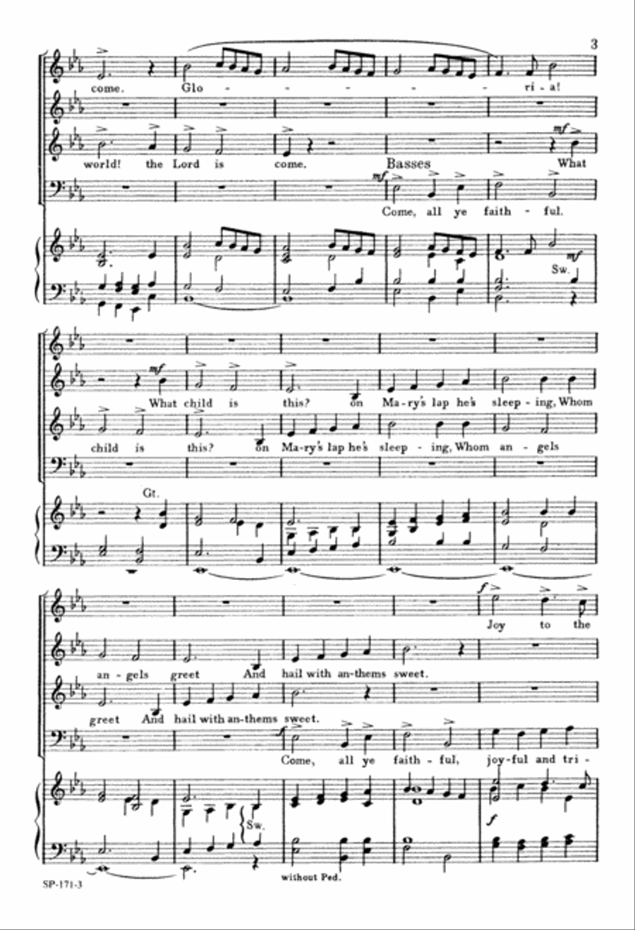The Joy of Christmas (Digital Download) 4-Part scores gallery preview page 3