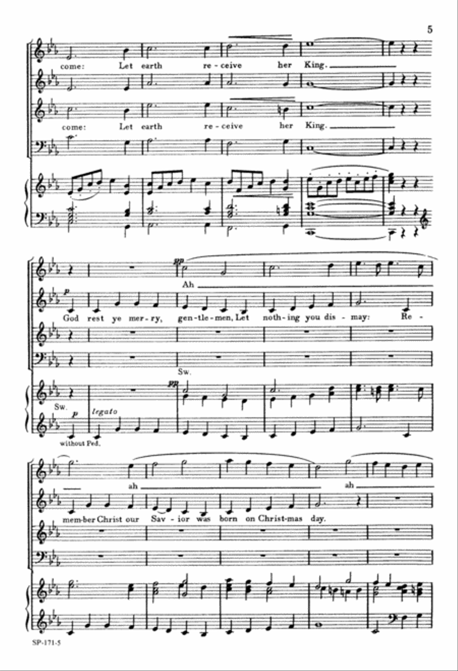 The Joy of Christmas (Digital Download) 4-Part scores gallery preview page 5