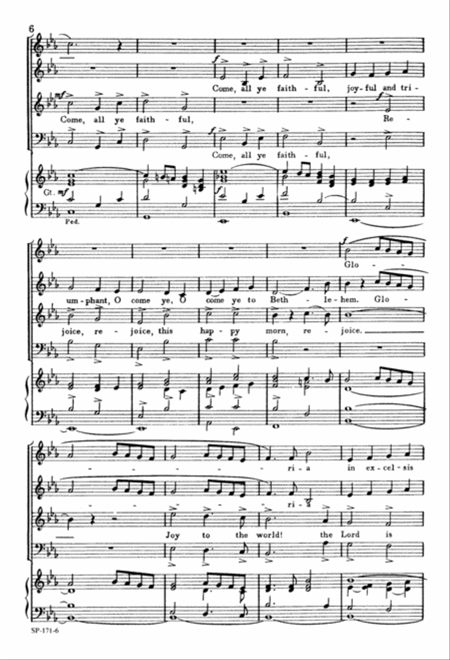 The Joy of Christmas (Digital Download) 4-Part scores gallery preview page 6